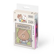토이앤퍼즐 브라운앤프렌즈 보석십자수 스티커 빈티지 (BST3-403), 토이앤퍼즐 편집부