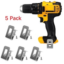 DeWalt-전기 드릴 후크 걸이 트 클립 20V Max 리튬 이온 DCD980 DCD985 해머 드라이버 전동 공구 5 피스, 한개옵션0
