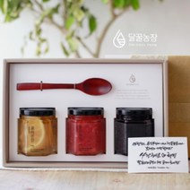 달꿀농장 꿀 수제 과일청 선물세트 (레몬청+딸기청+블루베리청)