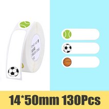 님봇 niimbot d11 d110 d101 인쇄 라벨 테이프 b.duck 방수 긁힘 방지 라벨 용지, 학교 14x50mm