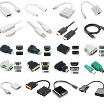 VOLME 미니디스플레이포트 HDMI DVI VGA변환컨버터 DP케이블 맥북젠더 MINIDP TO VGA, 30번-CW-VD05젠더