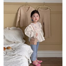 바로배송 플라워 블라우스 팬츠 세트 상하세트 여아 봄 데일리 놀이공원룩 자매룩 둥이룩코디