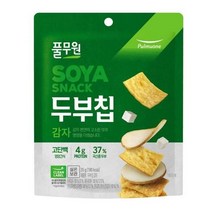풀무원 사무실간식 탕비실 어린이집 영양간식 주전부리 군것질 두부칩 감자 고단백칩 국산콩두부 35g, 16개