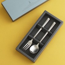 인스푼 티스푼포크 돌답례품 티스푼세트, 티티 2P, 인쇄 / 포장안함