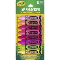 립스매커 크래욜라 4g, 8개입, Cotton Candy, Outrageous Orange, Pink Sherbert, Wild Watermelon, Razzmatazz, Jazzberry Jam, Granny Smith Apple, Banana Mania