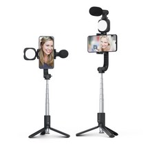 주닉스 ZNS-211 블루투스 리모컨 휴대폰 셀카봉 삼각대 라이브방송