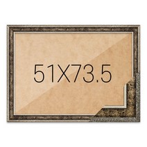 퍼즐액자 51x73.5 고급형 앤틱실버, 단품