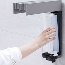 고급형 2구 실버 물비누 샴푸 컨디셔너 린스 바디워시 벽걸이 디스펜서 무타공 리필통, 홈디스펜서 2구 크롬