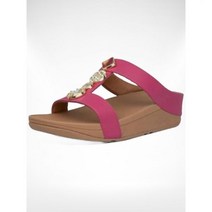 FITFLOP 핏플랍 피노 서클 슬라이드 푸시아 여성용