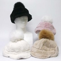 [겨울시즌] 타조방울 털공군모D 귀달이모자 방한모 겨울모자 많이 찾는 상품, 아이보리