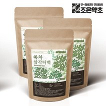 국내산 볶은 쑥 쑥차 삼각티백 1.5g x 100티백 대용량 x 3, 없음
