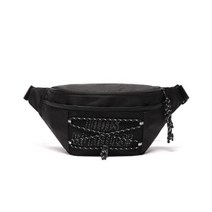 아트박스/로디스 NO FRILLS WAIST BAG BLACK WHITE