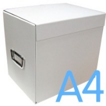 무지 제안서 박스 A4 (미색) 1set*5개- 검정손잡이 검정손잡이