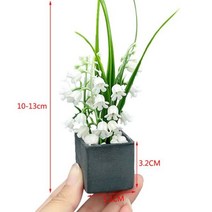 112 인형의 집 미니어처 꽃 요정 정원 장식 미니 화분 분재 모델 하우스, as pic_20