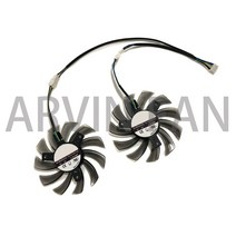 PC그래픽카드 KFA2 GTX1070 Ti EX GTX 1080/1070 EXOC 그래픽 VGA 용 2 개/대 GPU 쿨러 비디오 카드 팬, 한개옵션0
