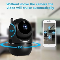 아파트현관cctv 현관문 앞 강아지 홈캠 원래 ip 블랙 스마트 1080p hd 카메라, 1080p 블랙 32g 추가, 우리 플러그