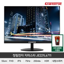 정림전자 지마스타 JE221L6711 IPS FHD 리얼75 HDR 광시야각, JE221L6711 일반