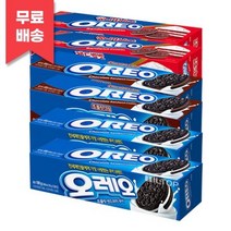오레오 화이트100g 2개+초코100g 2개+레드벨벳96g 2개