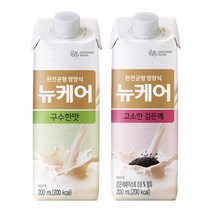 뉴케어 구수한맛 5팩 + 고소한검은깨맛 5팩 / 200ml 일반식 식사대용식 검은깨 흑임자 고소한맛 균형영양식 환자식사, [10개] 뉴케어 구수한맛 5팩 + 고소한검은깨맛 5팩, 5개