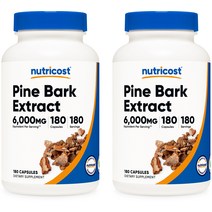 파인 바크 추출물 300mg 180캡슐 2병, 단품