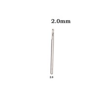드릴 비트 2.35mm 생크 조각 커터 로터리 도구 엔드밀 목공 라우터 우드 밀링 쥬얼리 1 개, 08 2.0