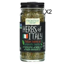 프론티어 허브 시즈닝 오레가노 바질 타임 마늘 타라곤 22g x 2개입, 2통