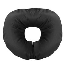 발롱뷰티 경락용 안면 면베개 버건디 딥퍼플 면100%, 1개, 블랙