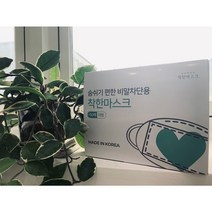이지라이프 착한마스크 국산 3D 입체형 마스크 (공산품), WHITE (흰색), 대형 (남여공용)