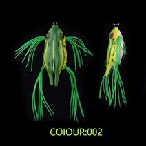 다혜상사 낚시용품 프로그 개구리 미끼 민물낚시 루어 배스 가물치 낚시 살아있는 인공 실리콘 소프트 부드러운 미끼 45mm 7.7g, #2