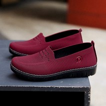 여성 캐주얼 신발 경량 로퍼 니트 메쉬 스니커즈 슬립 온 편안한 플랫 슈즈 Zapatillas Mujer