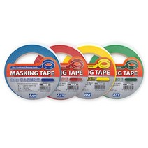 [M시리즈] 칼라마스킹테이프 9mmx15M(3롤), [2003990]노랑