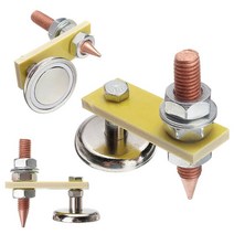 용접 접지 자석 용접홀더 어스 집게 클램프 싱글 더블 터미널, 용접접지자석 싱글