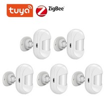 즈위프트 센서 Tuya ZigBee 스마트 PIR 모션 센서 배터리 내장 수동 적외선 감지기 보안 도난 경보 Smart L, 05 Tuya Zgbee 5PCS