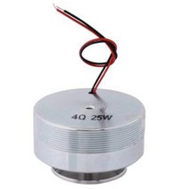 층간소음 우퍼 스피커 골전도 노래방 HFES 진동 25W 4 옴 전체 주파수 50MM 공진 마사지 진동기 컴퓨터, [01] 하늘색