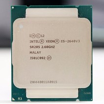 CPU 인텔제온 E5 2640 V3 프로세서 SR205 2.6Ghz 8 코어 90W 소켓 LG 호환 호환A 20113 CPU, 한개옵션0