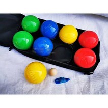 보치아 게임 페탕크 잔디 메탈 공 세트 8구 잔디볼 프렌치볼 피트니스 땅볼, 기본선택