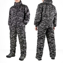 방한 방풍 전신 패딩 우주복 낚시복 방한복 작업복, 네이비