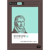 정신현상학 2, 게오르크 빌헬름 프리드리히 헤겔 저/김준수 역, 아카넷