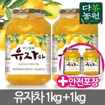 다농원 유자차 1kg+1kg, 기본상품
