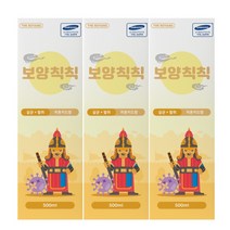 더보양 보양칙칙 천연 원료로 만든 강아지 고양이 안전한 살균 탈취제 피톤치드향, 3개, 500ml
