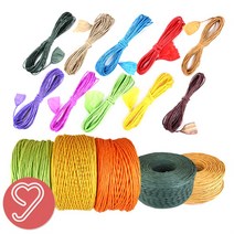 지끈 칼라지끈 타래지끈 종이끈 지끈공예- 대용량, (선택)가는지끈 검정_