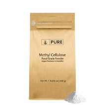 순수 오리지널 성분 메틸 셀룰로오스 (1 lb) Always Pure 농축제 및 유화제 식품 등급, 1파운드(1팩)