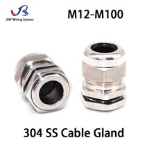 10pcs 케이블그랜드 방수 스테인레스 스틸 케이블 글 랜드 M32 * 1.5 커넥터 M50 IP68 조인트 와이어 잠금, 03 M12X1.5 For 3-6.5