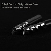 슬라이딩각도절단기 HRC55-3 플루트 카바이드 엔드밀 알루미늄 아크릴 커터 Cnc 밀링 공구 목재 구리 4 2 3, 05 D3X9XD4X50L