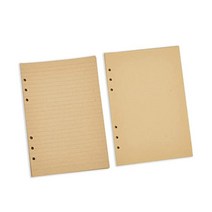 ROTERDON 2023년 가죽 다이어리 A4 시스템 메모장 고급 루즈리프 노트 수납 바인더 프라이빗 노트북 시간관리 중후감 PU가죽 생일 카드 취업 축하 입학 승진 고급스러움, 03. 루즈 리프