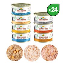 알모네이쳐 HFC 내츄럴 캣(7종) 70g x 24개/고양이습식사료, 24캔, 닭가슴살