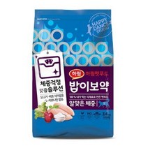 하림펫푸드 전연령 밥이보약 알맞은체중 고양이사료, 닭, 3.4kg, 2개
