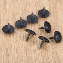 헤드라이너 고정 핀 헤드라이닝 나사 차 지붕 보수 자동차 천장 버클 50Pcs 20mm 단추 스냅 리벳 리테이너 자동 트럭 패스너 수리 플라스틱 클립, Black