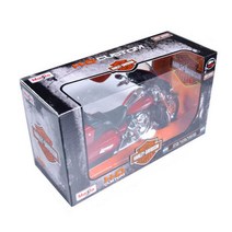 1/12 스케일 할리데이비슨 바이크 모형 diecast 선물 유아장난감 역할놀이 미니어쳐