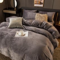 1pc 겨울 따뜻한 이불 커버 침대에 대 한 양 털 일반 염색 된 산호 담요 housse 드 couette 220x240